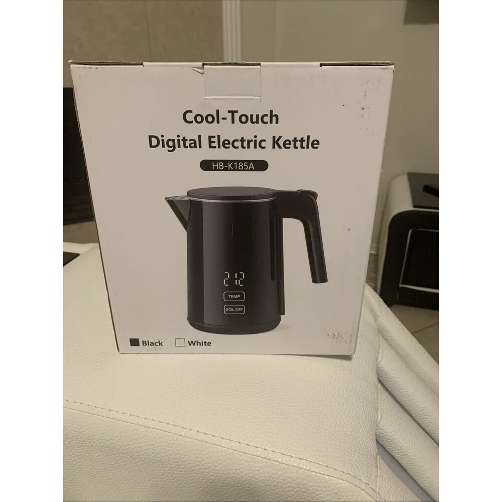 Electric Kettle 1.0L | 7 Temp Control, Cool Touch, Keep Warm, Auto Shut-Off